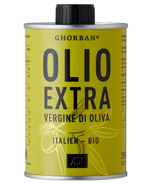 Ghorban, Olio Extra Vergine di Oliva - Italien BIO 250 ml