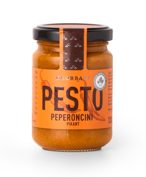 Ghorban Peperoncinopesto vegan, 130 g