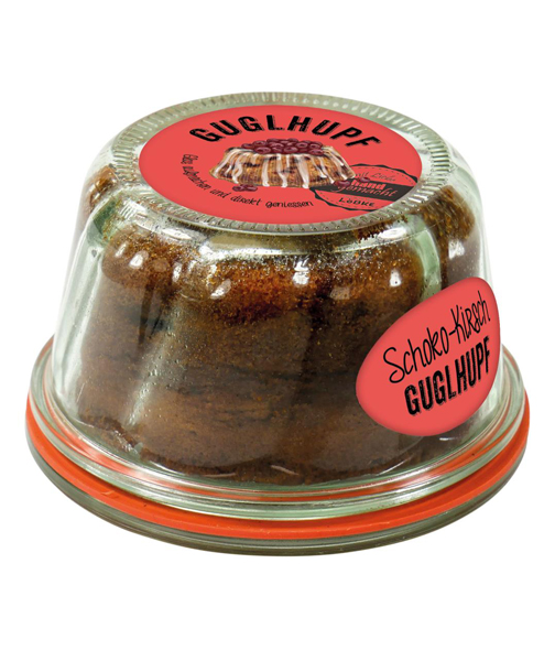 Hof Löbke, Schoko-Kirsch Kuchen 280ml Gugelhupf-Weckglas
