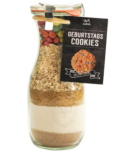 Hof Löbke, Backmischung Geburtstags-Kuchen 350g Weckglas