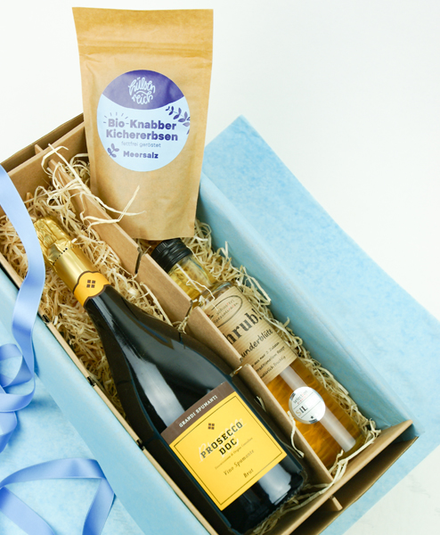 corviscom gechenkpaket Prosecco d'oro mit Grandi Spumanti