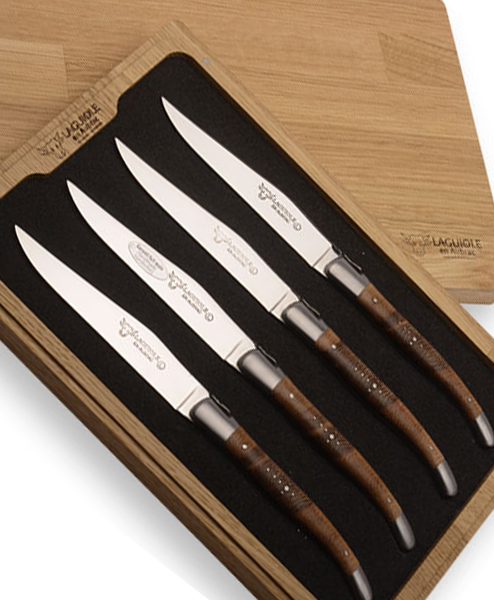 4er Set Steakmesser Holz