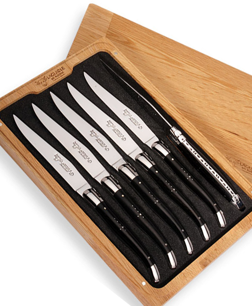LeA 6 Steakmesser Ebenholz in Kästchen