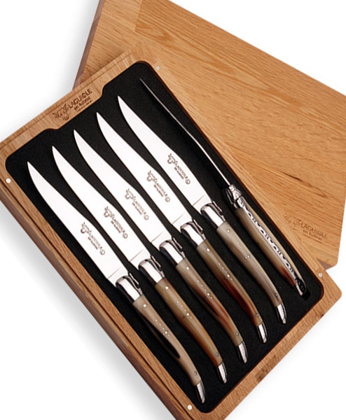 LeA 6 Steakmesser Hornspitze