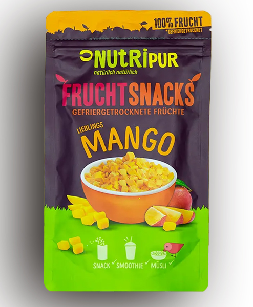 NutriPur, Gefriergetrocknete Mango, 25g