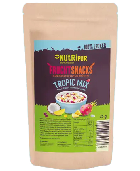 NutriPur, Gefriergetrocknete Früchte, Tropic Mix 25g