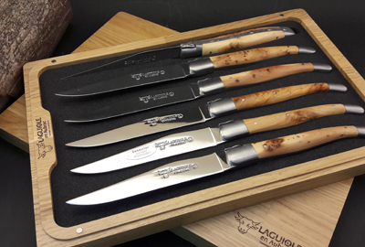 Laguiole en Aubrac Steakmesser Wacholder