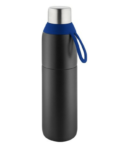 Metmaxx, Thermobecher "MultibottleFlexThermo", blaue Lasche