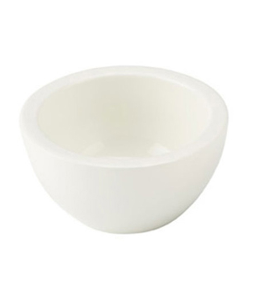 Weiße Dipschale aus Premiumporzellan von Villeroy und Boch, 80 mm Durchmesser