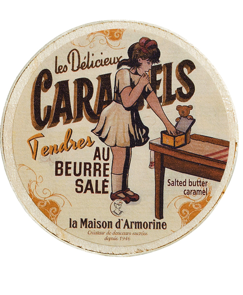 LA MAISON D'ARMORINE, Caramels au beurre salé, Holzdose 50g