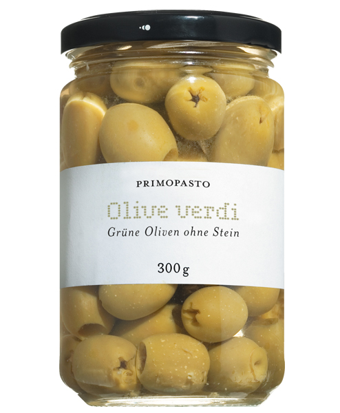 Primopasto, Olive verdi snocciolate, 300 g
