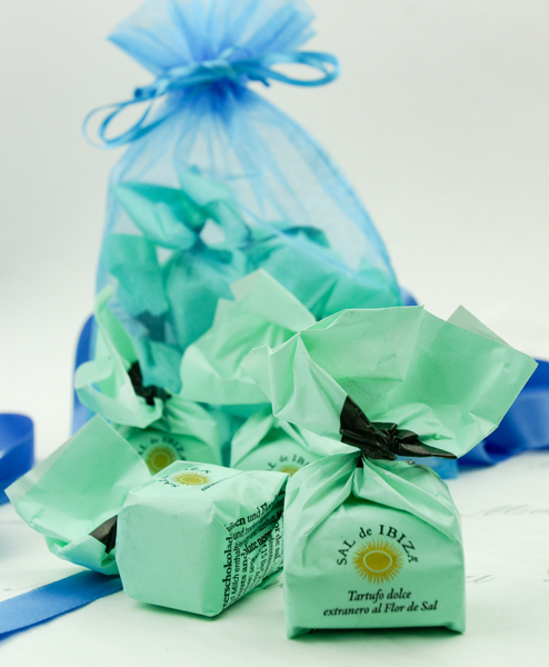 Tartufi dolci extraneri al Flor de Sal, 100g Organzabeutel