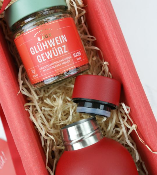 corviscom Geschenkbox Glühwein 2Go