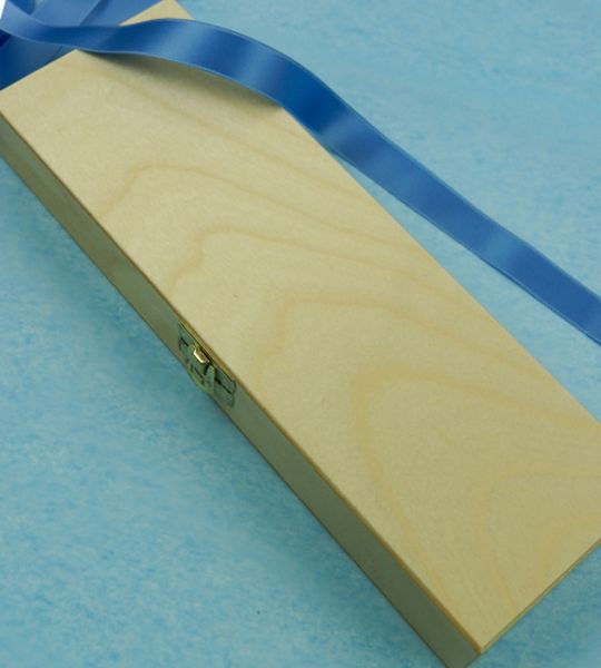 2er Birkenholzbox für Messer und Gabel