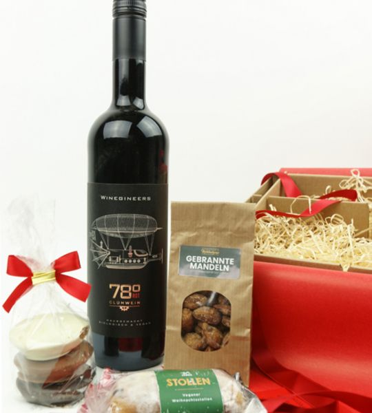 corviscom geschenkpaket „Weihnachtsgruss gross" mit Lebkuchen