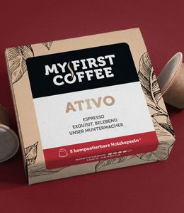 My First Coffee, Ativo 5 Holzkapseln