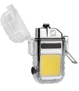 Schwarzwolf outdoor, Lichtbogen-Feurzeug Calbuco mit Licht