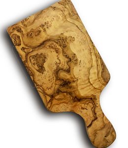 OE, Fruehstuecksbrettchen mit Griff, 27 x 13,5 cm Olivenholz