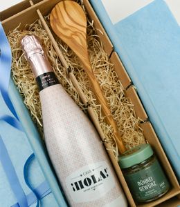 coviscom Geschenk Sektfruehstueck