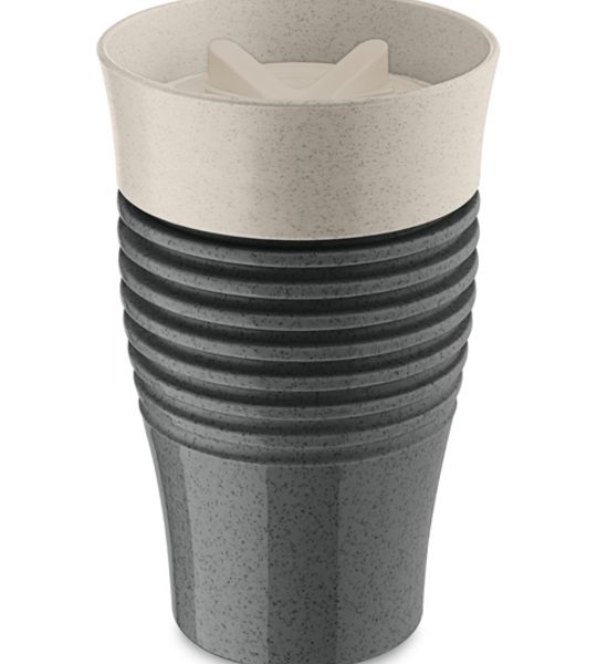 Koziol Safe to go, Bio Circular in ashgrey-desert