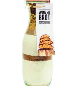 Hof Loebke, Backmischung Winzer-Brot Weckflasche