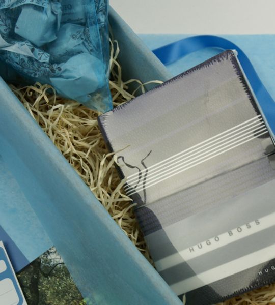 Ideensammlung, Geschenk mit Hugo Boss