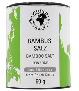 World of Salt, Bambussalz, 60 g, Front