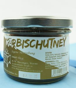 Hassinger Kürbischutney im Glas 190 g