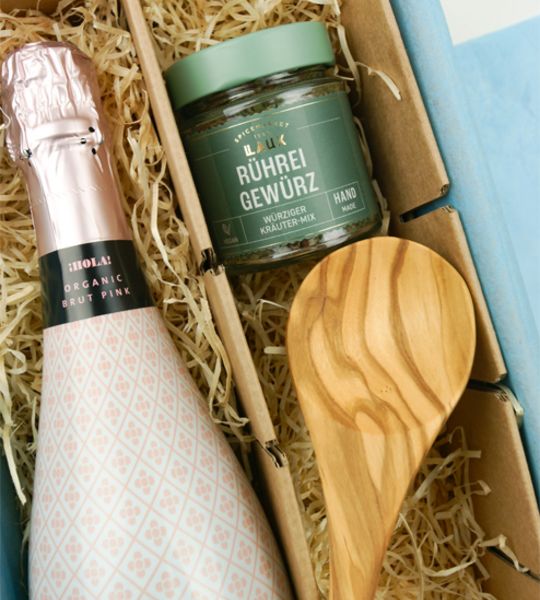 coviscom Geschenkset Sektfruehstueck