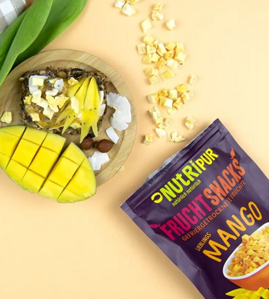 NutriPur, Gefriergetrocknete Mango, 25g