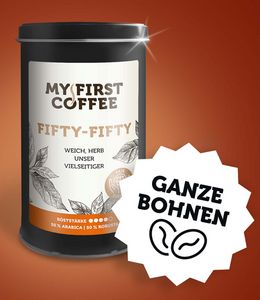 My First Coffee, Fifty-Fifty Dose, ganze Bohnen