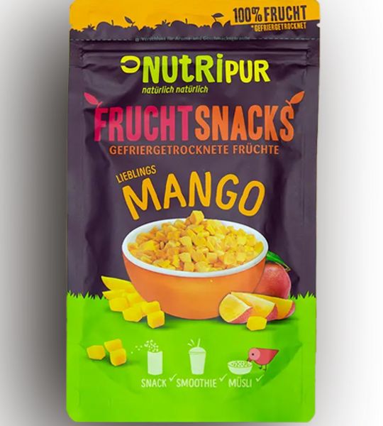 NutriPur, Gefriergetrocknete Mango, 25g