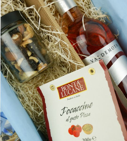 corviscom Geschenkpaket Sommergruß mit Rosé