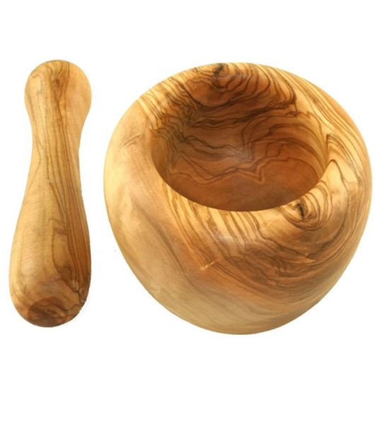 OE, Olivenholz Moerser, 12 cm