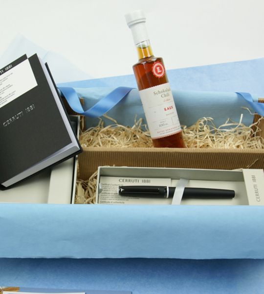 Stilvolles Geschenk mit Schreibset